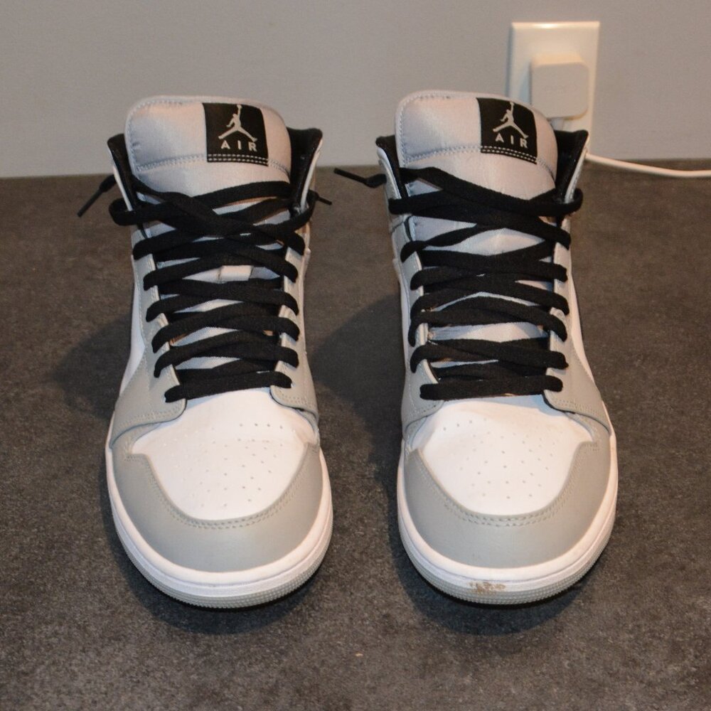 Nike Air Jordan grey, white and black size 12.5 Men's